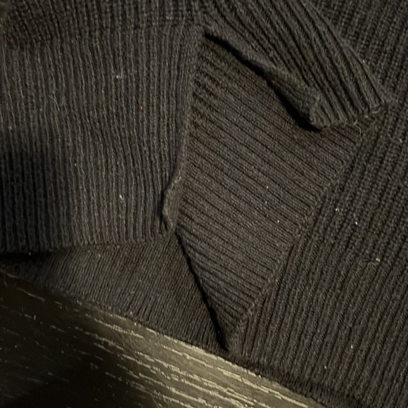 Madewell Black Thompson Pocket Pullover Sweater XL - Picture 5 of 8